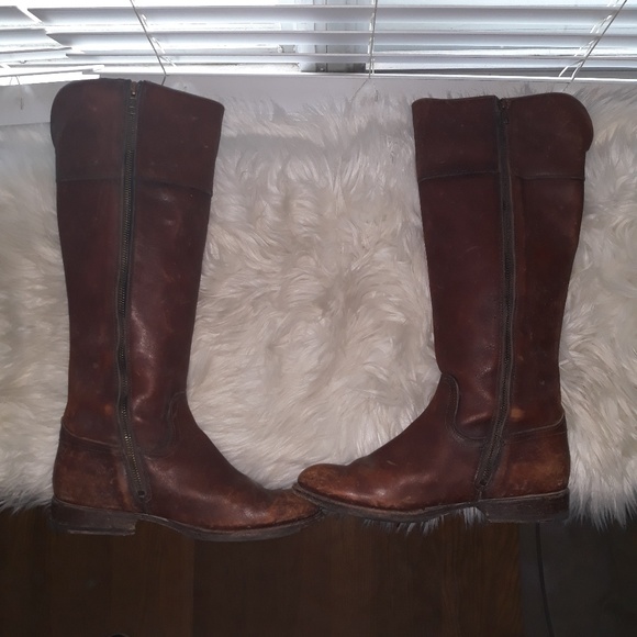 Frye brown leather boots - Picture 4 of 5